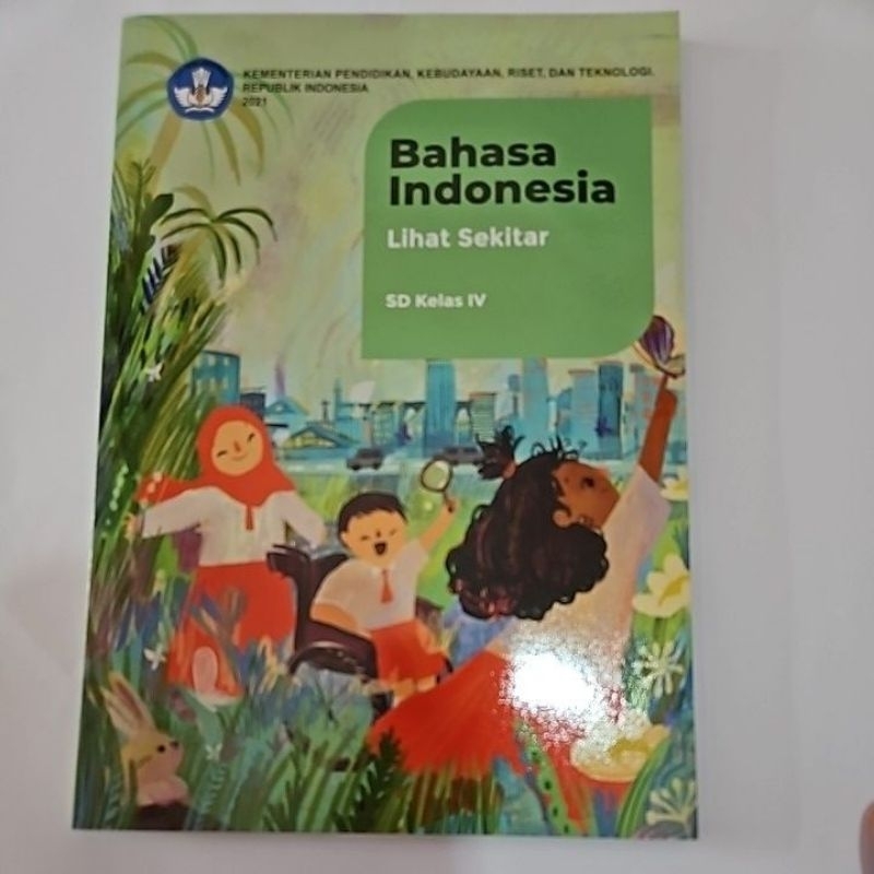

buku bahasa indonesia lihat sekitar kelas 4 sd kurikulum merdeka kementrian