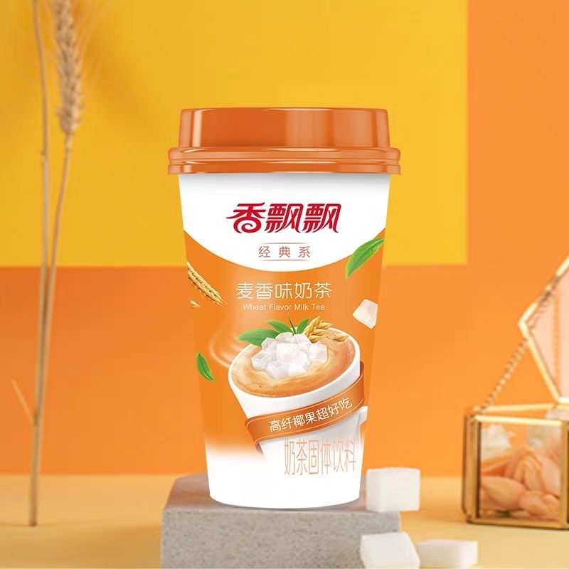 

xiang piao piao wheat flavor milk tea 80gr / 香飘飘麦香奶茶 80克
