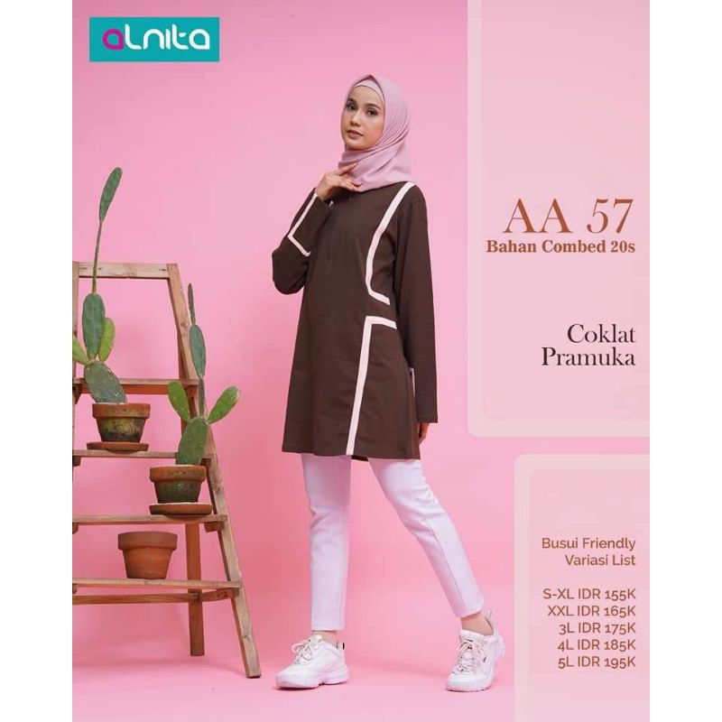 ALNITA Tunik AA 57 Coklat Pramuka