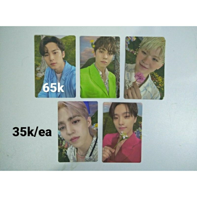 (baca deskripsi) Photocard Seventeen Sector17 Mingyu Vernon Scoups Woozi Dino