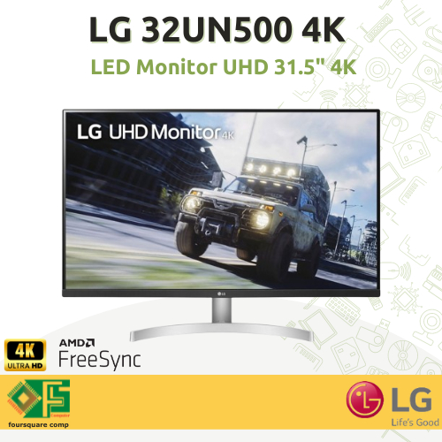 LED LG UHD 32UN500-W Monitor 32 Inch 4K HDR FreeSync Resmi