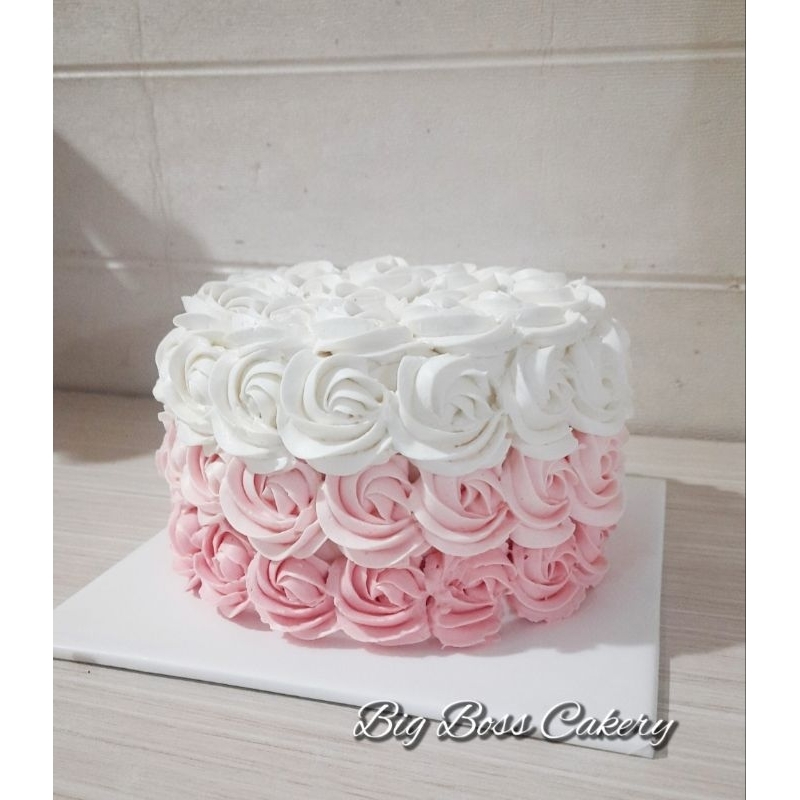 

OMBRE FLOWER ROSE CAKE BUNGA MAWAR