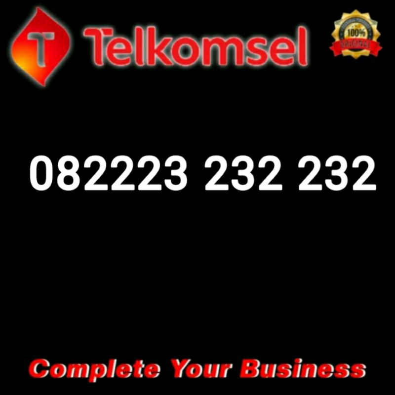 telkomsel nomor cantik simpati 4 varian angka kecil 232 232