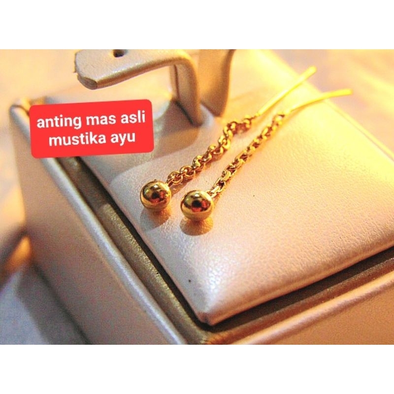 Anting emas muda/ Anting tindik