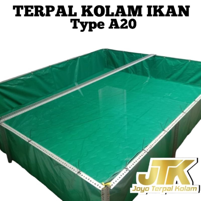 terpal kolam ikan A20 korea ukuran 6x3x1 & 600x300x100