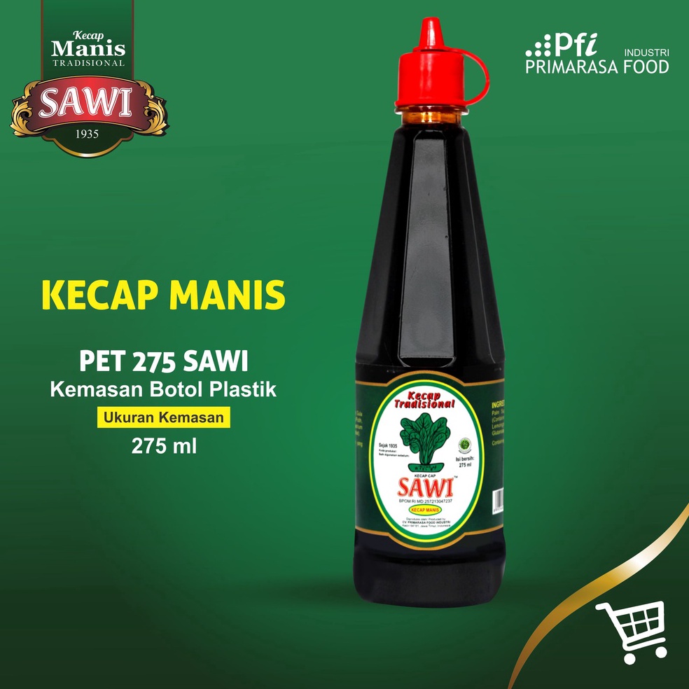 

R3d11 SAWI - Kecap Manis Sawi 275ml (Kemasan Plastik) Diskon