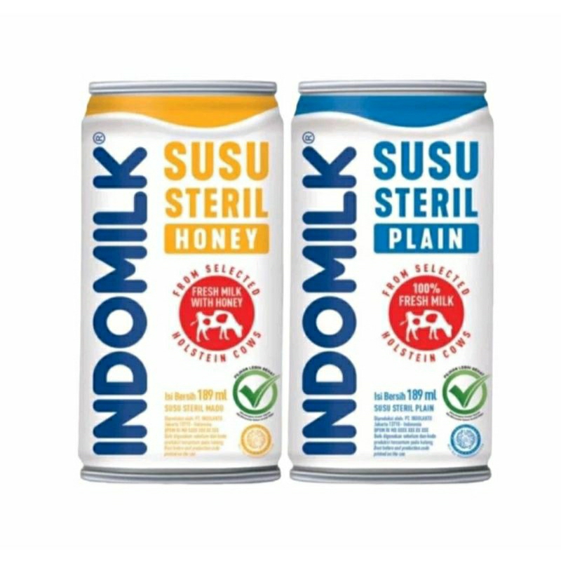 

Indomilk Susu Steril 189ML Can (Original) / Honey