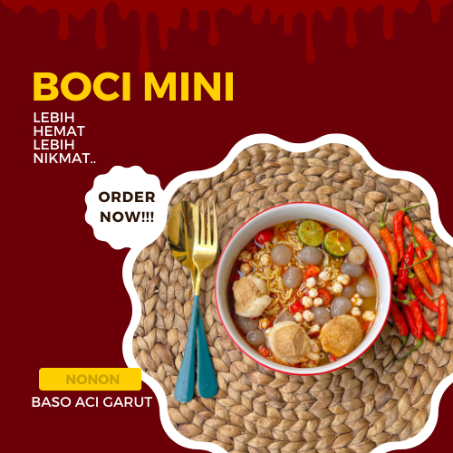 

Boci mini /baso aci tanpa isian termurah