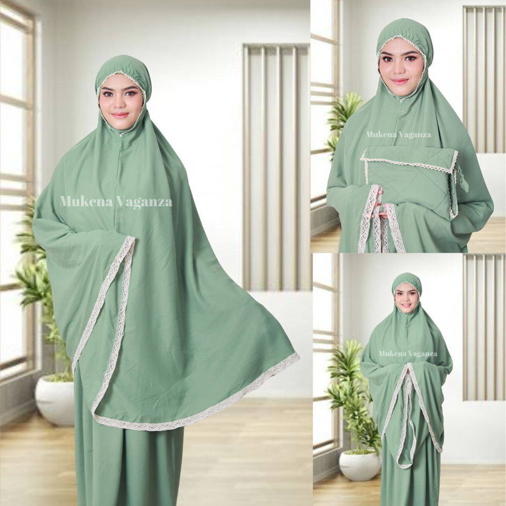 Mukena Katun Dewasa Marwah | mukena tas sajadah