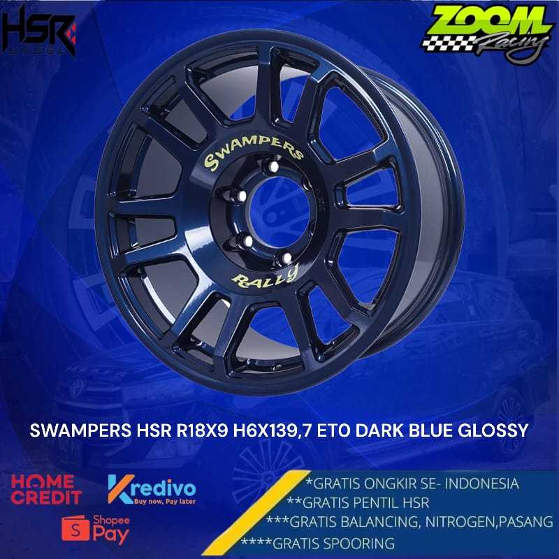 Velg Mobil HSR Swampers Original Ring 18 Velg Buat Pajero Fortuner