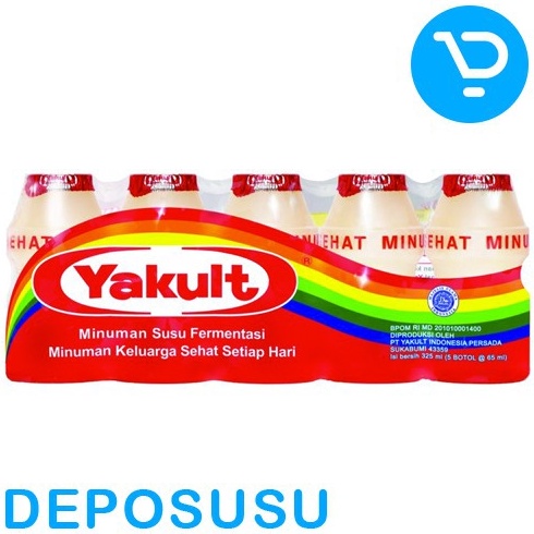 

[✼J90&] YAKULT isi 5x65ml (Minuman Susu Probiotik) Impor Terbaru