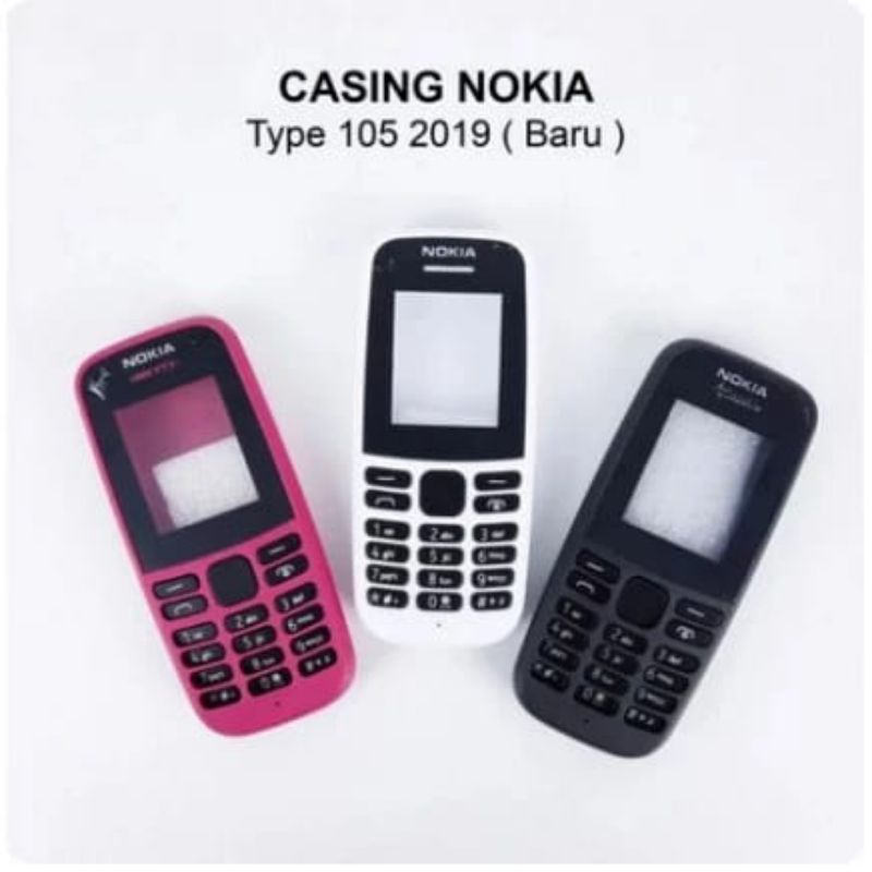 [MAA] New Casing Hp Nokia 105 New 2019 Dual Sim Card  - Kesing Handphone Nokia 105 2019
