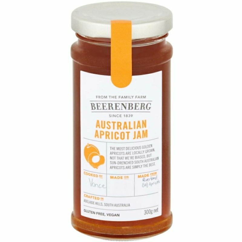 

BEERENBERG Australian Apricot Jam 300g