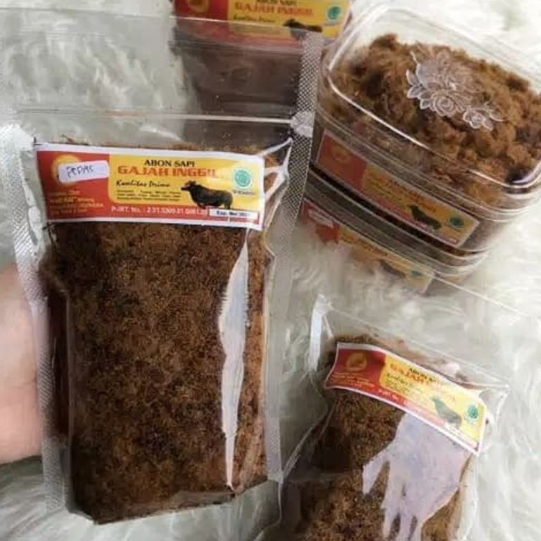 

[♤S6$] Abon sapi cap gajah inggil 250 gram [142]