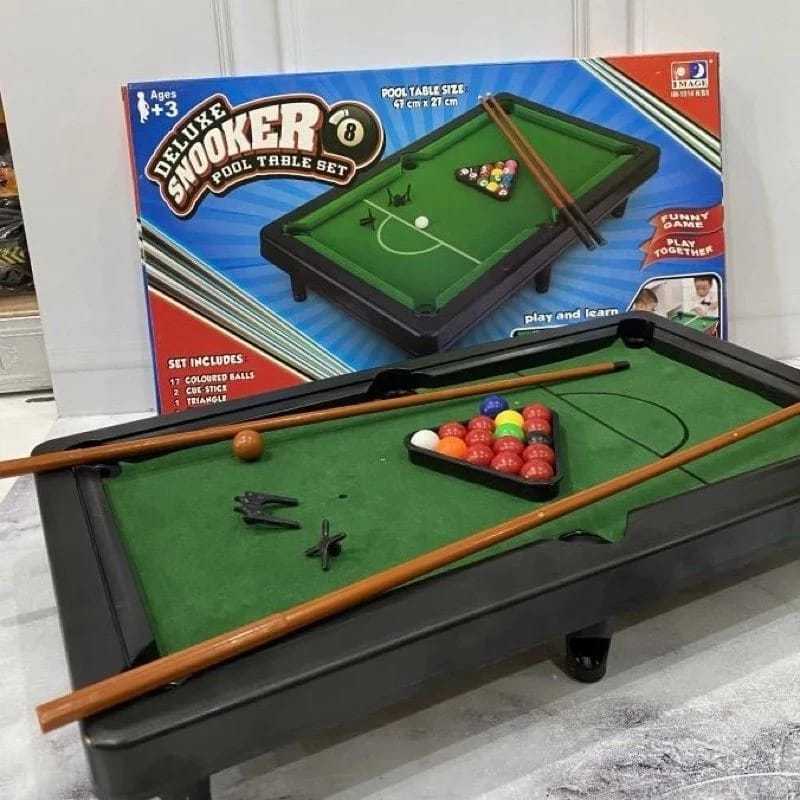 Mainan Anak billiard game JUMBO BESAR deluxe snooker pool table biliard /Football Soccer Game