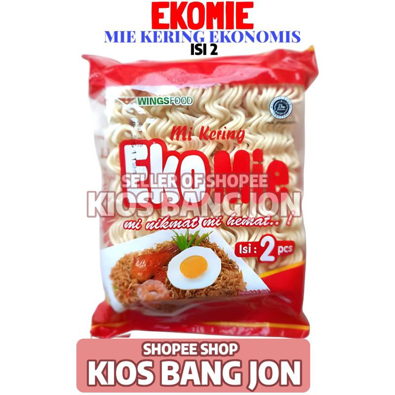 

Mie Kering Ekomie Isi 2 Keping