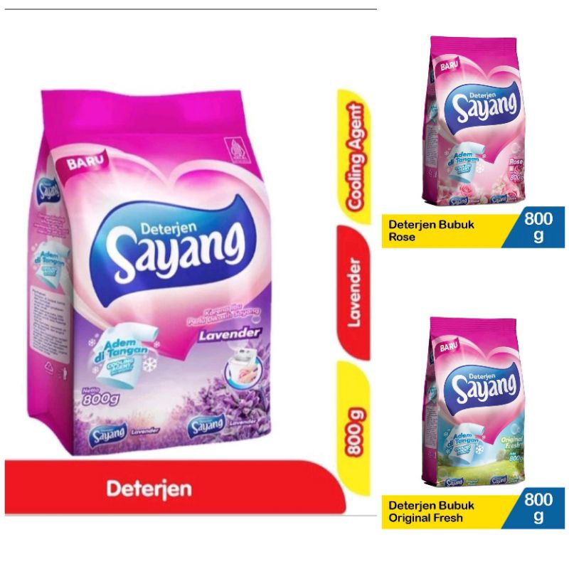 DETERJEN SAYANG BUBUK 800 G