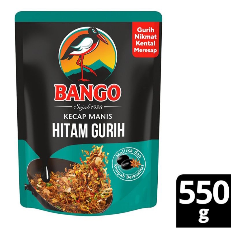 

BANGO Kecap manis Hitam Gurih 550 ml