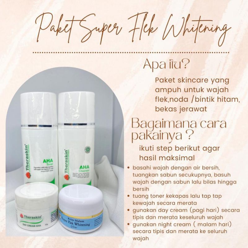 PAKET SUPER FLEK WHITENING GLOW || APOTEK SEHAT JELITA PERMATA