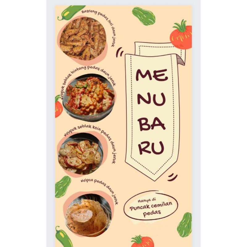 

Kripik & Ceminan Super Pedas