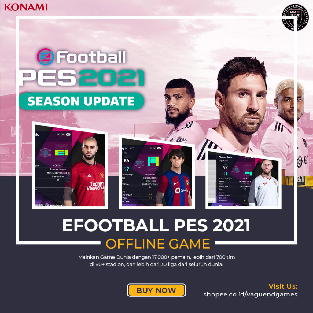 PES 2021 PC SEASON UPDATE 2023/2024
