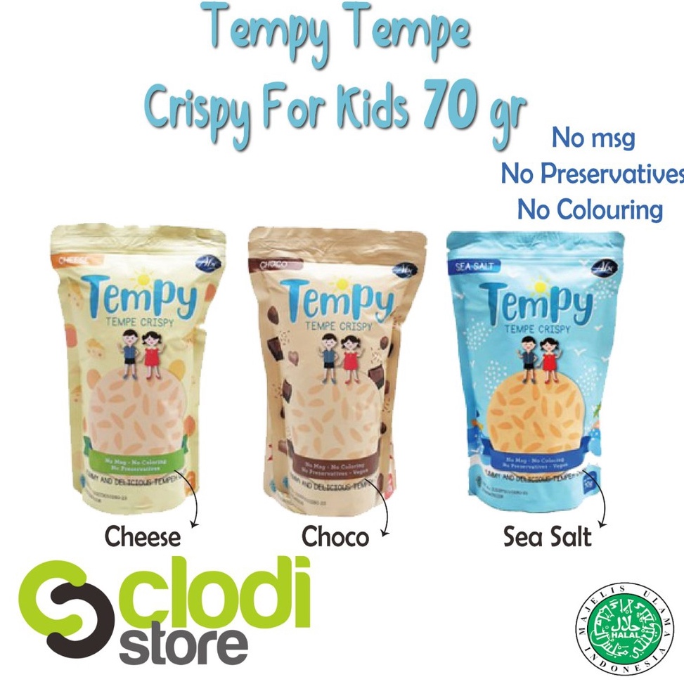 

[⌨K31@] Tempy (Tempe Crispy) NO MSG / snack anak sehat / keripik tempe Snack MPASI / Snack Bayi / Snack Anak / Cemilan Bayi / Cemilan Anak No Msg Tanpa Pewarna Tanpa Pengawet Halal Order lagi