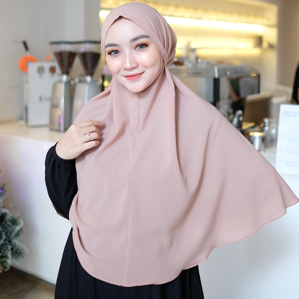 Hijab Syari Bergo Instant | Kerudung Instan Bergo Baiti Premium [Maryam]