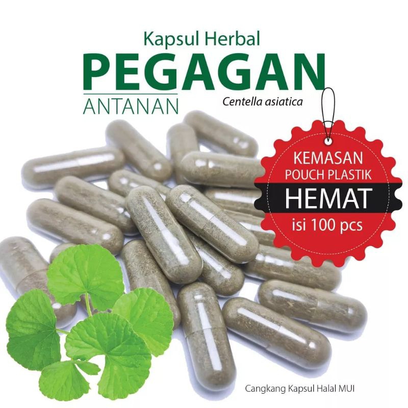 

Kapsul Daun Pegagan Per 100 Kapsul Asli Alami Obat Herbal