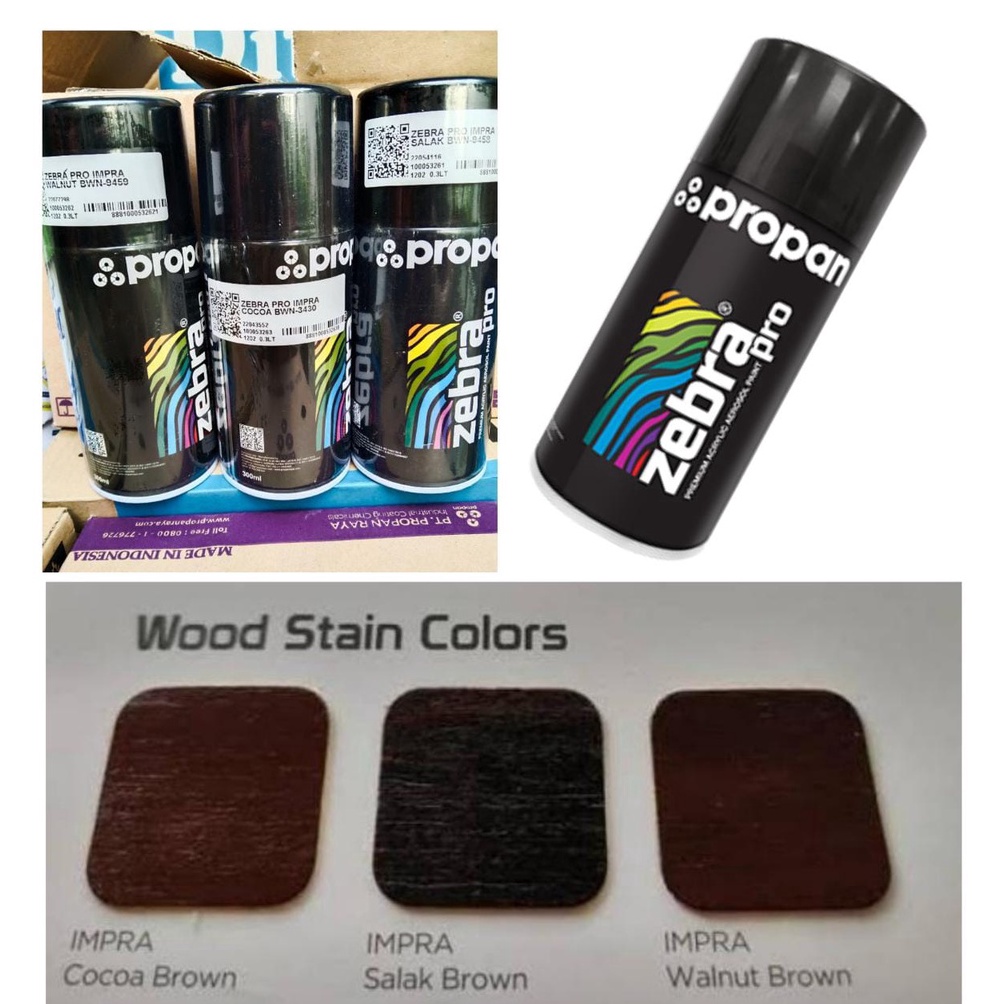 Best terlaris pilok pilox cat propan zebra pro wood stain colors pilok pilox motif kayu impra cocoa 