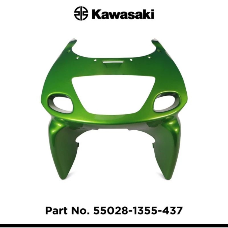 batok lampu depan Kawasaki ninja Rr old hijau original