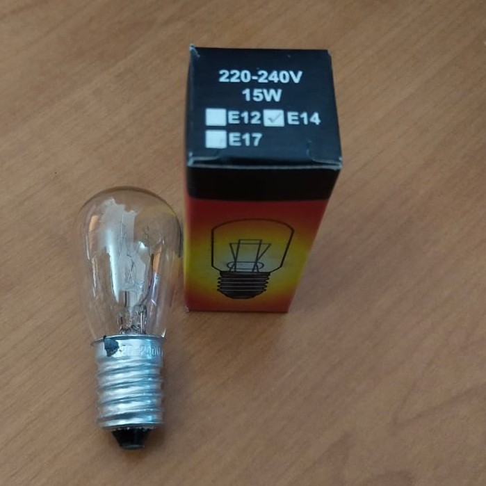 Lampu Kulkas Sharp E14 240V 15W