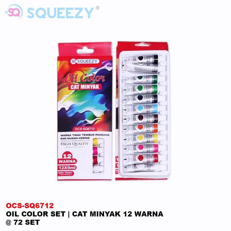 

Oil color set sq6712