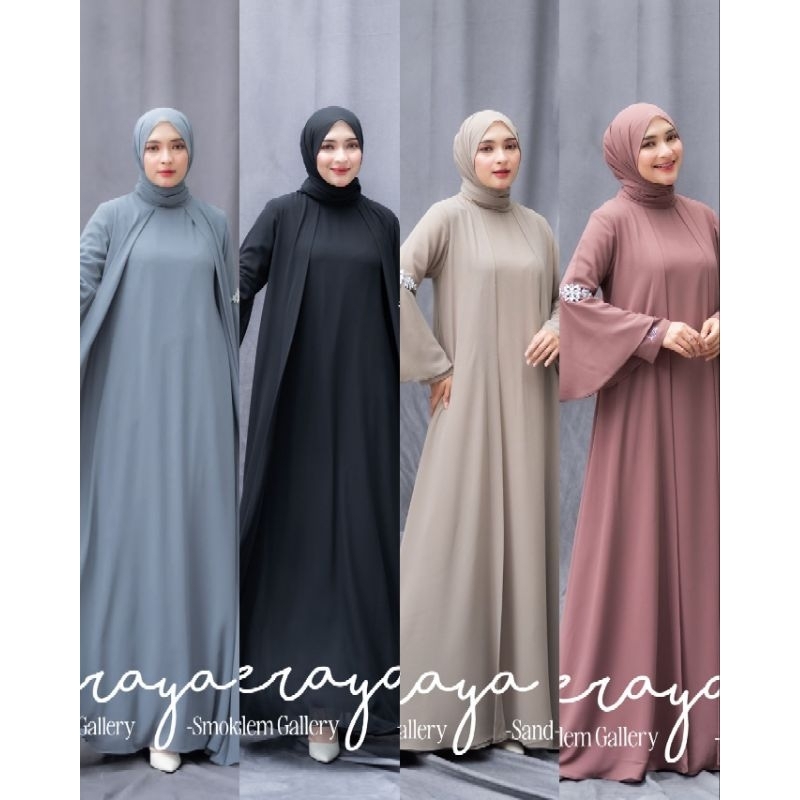 Seraya set (Dress+Pasmina) by Lya Moslem Gallery