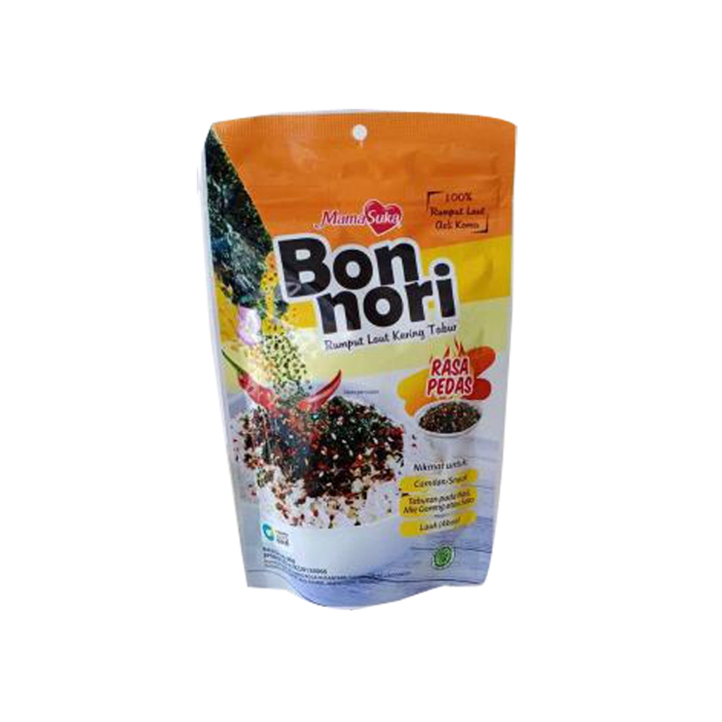 

BON NORI RASA PEDAS 60GR MAMASUKA RUMPUT LAUT PEDAS