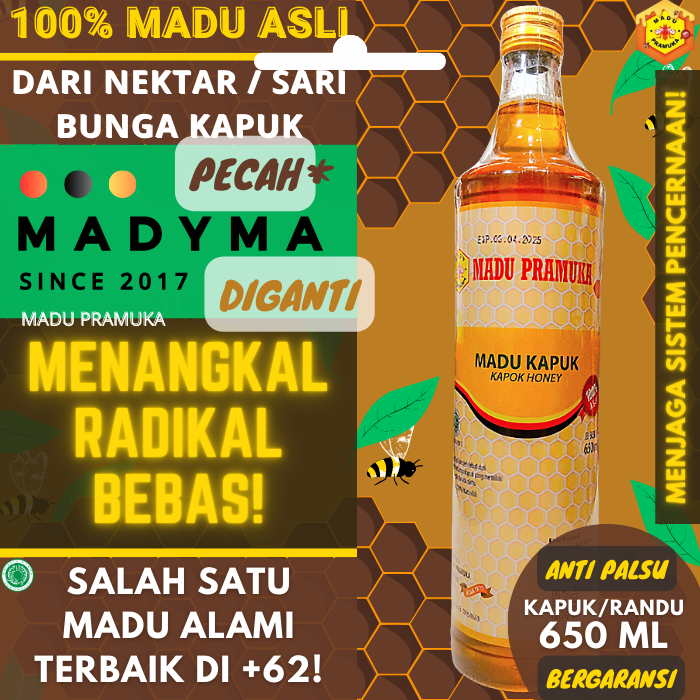 

Madu Pramuka Kapuk Randu Kapok Honey 650 ml 650ml Alami Pure Natural Raw Honey Nusantara Kepulauan Indonesia