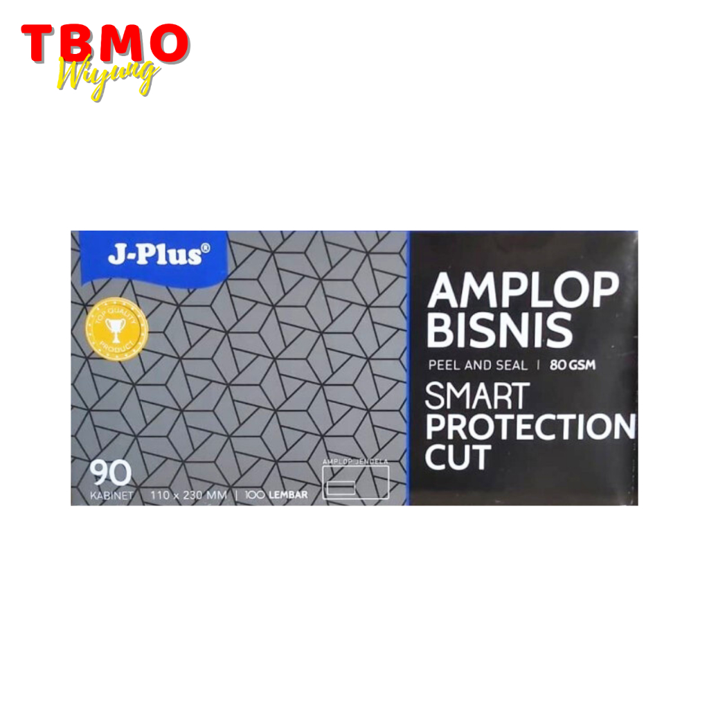 

TBMO Amplop Putih Window / Jendela 90 J-PLUS Biru 80gsm