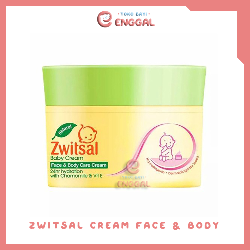 Zwitsal Baby Cream Face & Body Care Cream - Cream Wajah dan Tubuh Bayi 50g