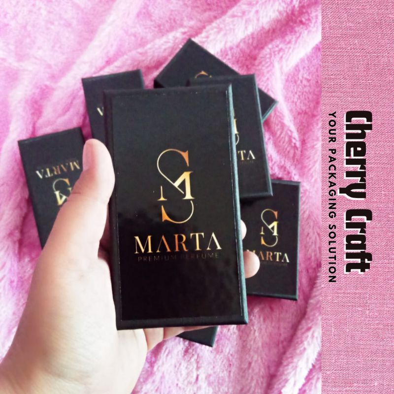 

Box jualan Parfum 11,5x5x3 cm full cover dan custom logo