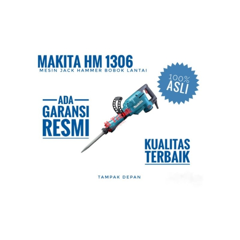 Mesin bor Bobok Makita HM 1306 Jack Hammer lantai aspal beton cor concrete demolition hammer