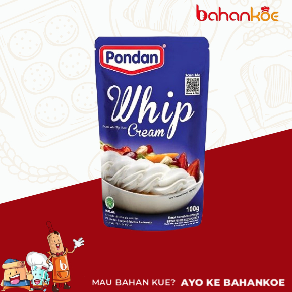 

PONDAN WHIP CREAM PCH 100 GR