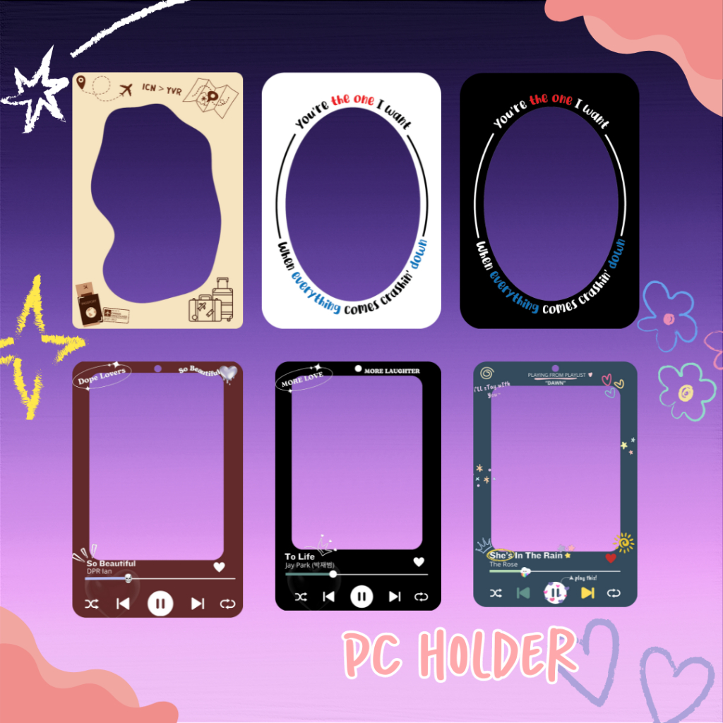 

Photocard Holder PC POCAHOL CAHOL KPOP