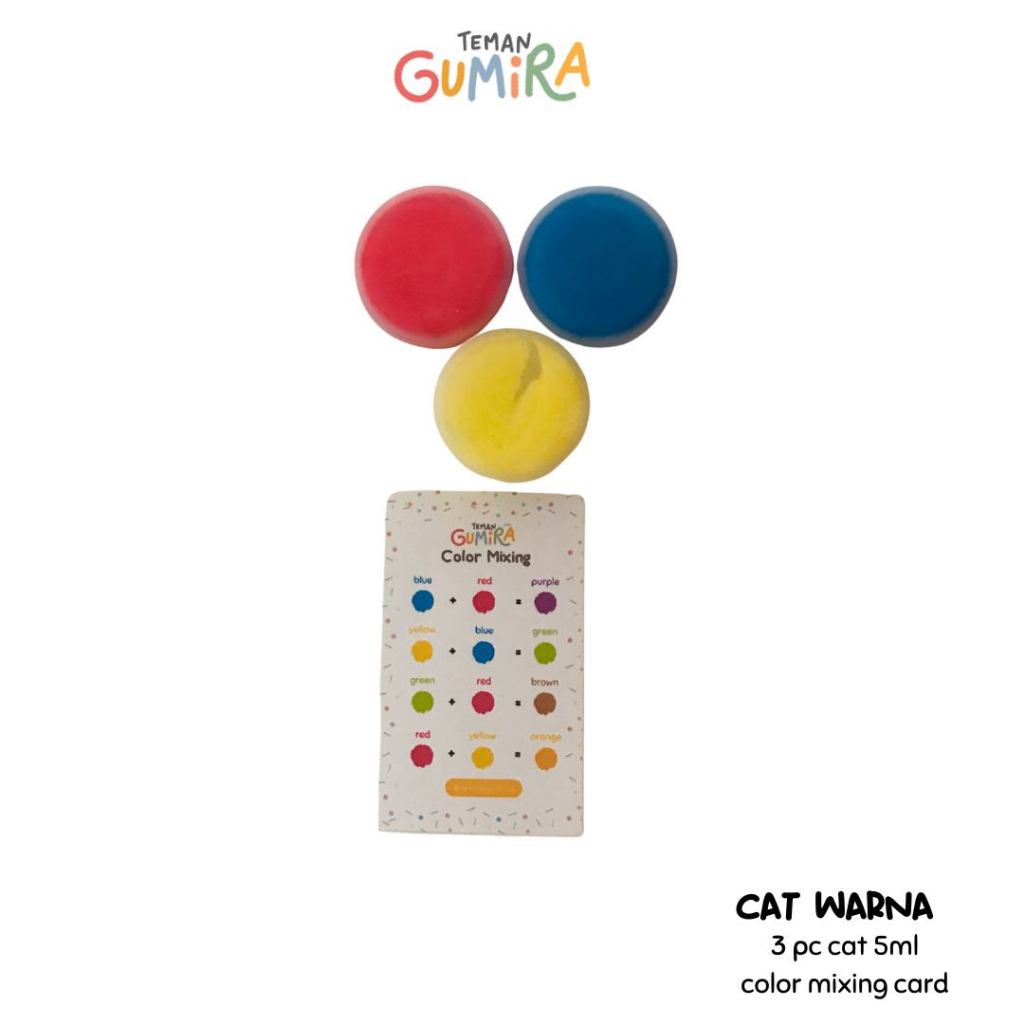 

Cat Lukis Gypsum Patung 3 warna dasar primary color