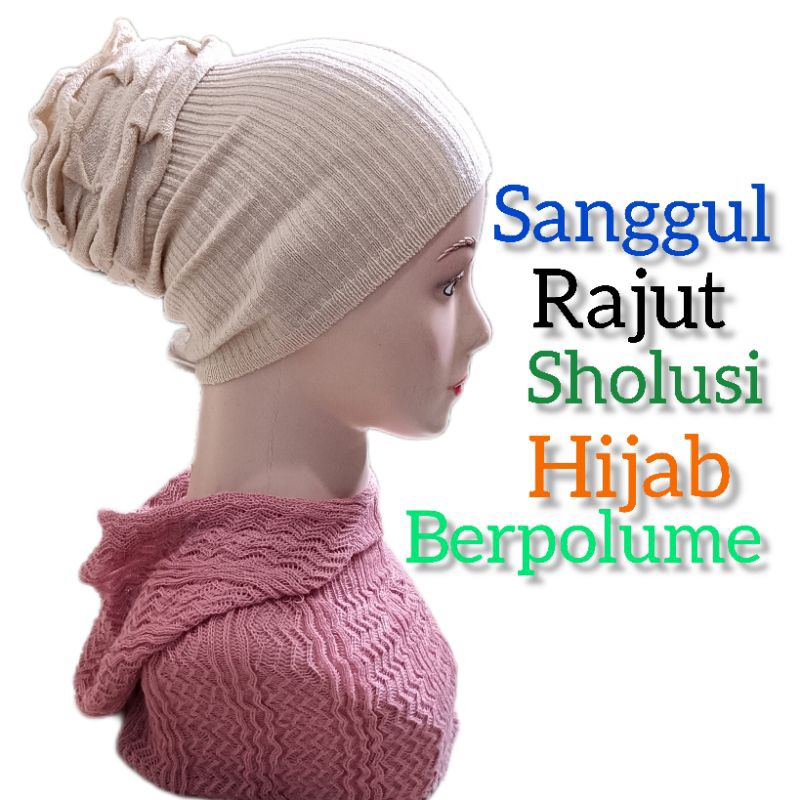 CIPUT SANGGUL/CIPUT HIJAB RAJUT