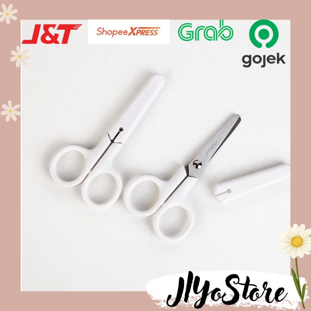 

Gunting Mini Putih Kecil Pemotong Kertas Peralatan Sekolah ATK Kantor Scrapbook Aesthetic Lucu