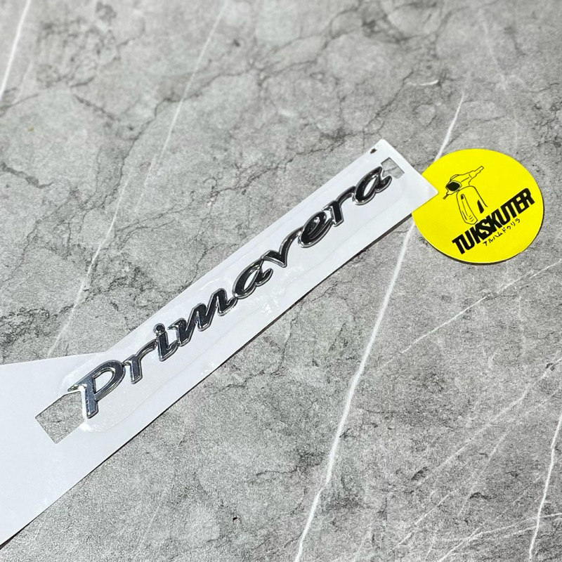 Sticker Emblem Striping Body Vespa Primavera Original