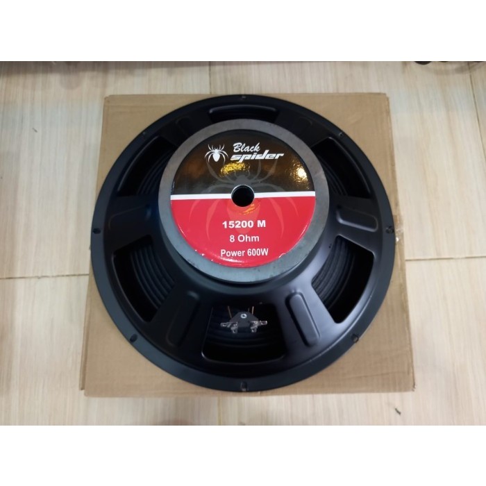 SPEAKER BLACK SPIDER  15200 M komponen speker black spider 15200m