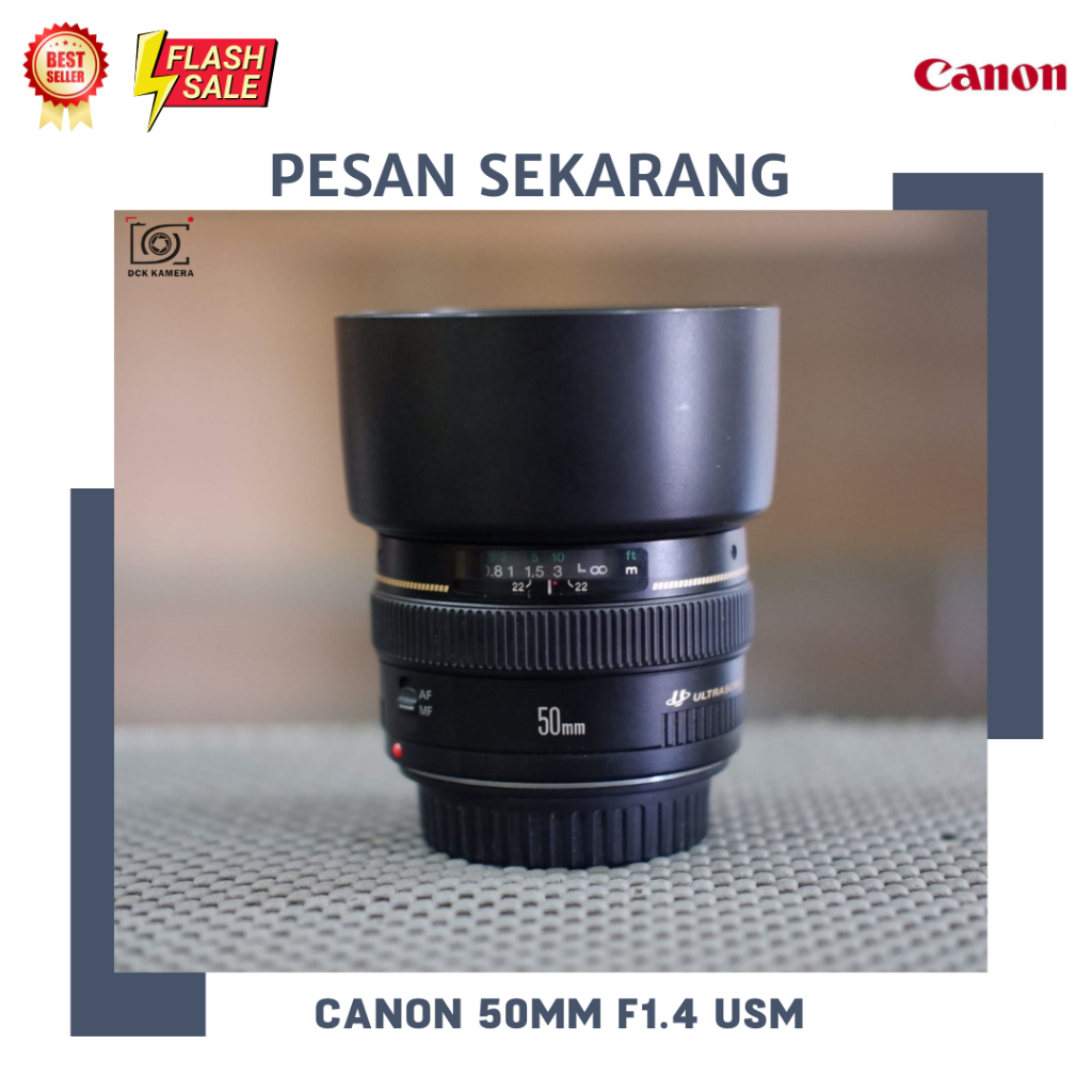 LENSA FIX CANON 50MM F1.4 USM