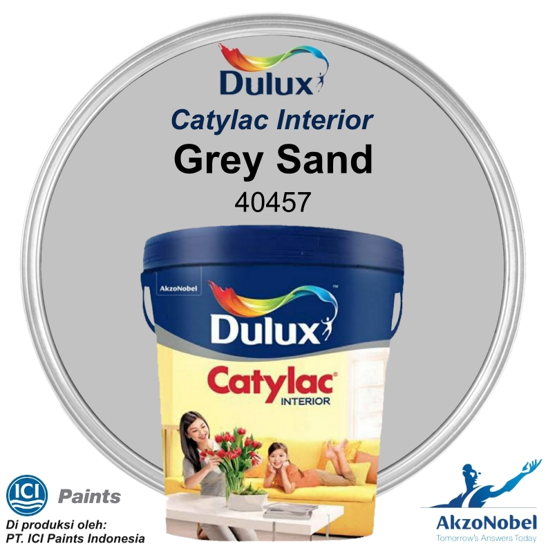 CAT DULUX CATYLAC INTERIOR 5 KG - GREY SAND 40457