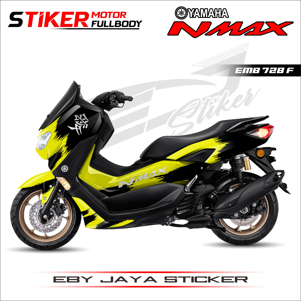 STIKER DECAL VARIASI MOTOR NMAX FULL BODY CUSTOM-STIKER NMAX FULL BODY GRATIS TAMBAH NAMA-EMB728