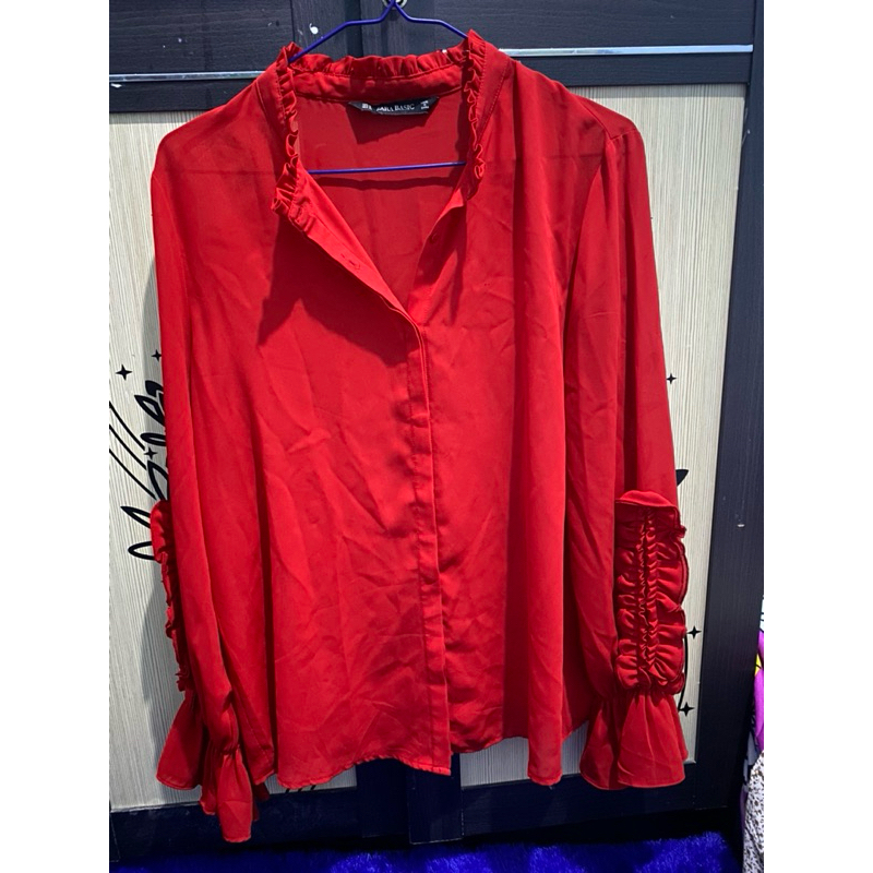 preloved zara blouse